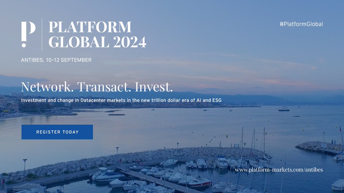 STL Partners (@stlpartners) on Twitter photo šļø Join us in Antibes, at Platform Global 2024! <a href="/PlatformMarkets/">Platform Markets Group</a>
This yearās event presents a meticulously researched program that guarantees a deep dive into the digital infrastructure market.
Register here: platform-markets.com/antibes/regist⦠šļø Join us in Antibes, at Platform Global 2024! <a href="/PlatformMarkets/">Platform Markets Group</a>
This yearās event presents a meticulously researched program that guarantees a deep dive into the digital infrastructure market.
Register here: platform-markets.com/antibes/registā¦