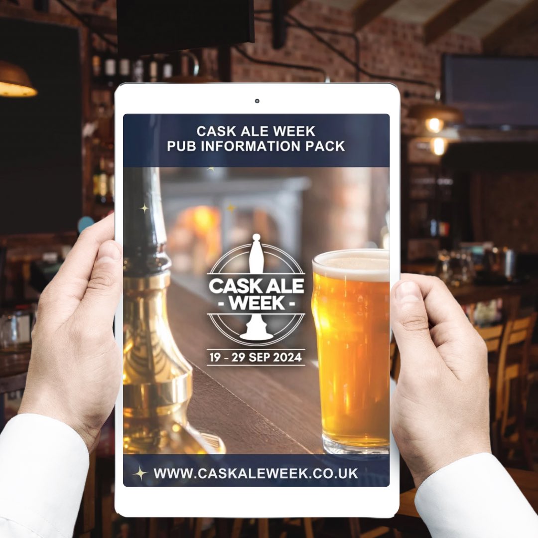 🍻 Calling all pubs! 🍻 Don't miss out on this year's Cask Ale Week 🎉 Request your info pack today for top tips and fresh ideas to make the most of the celebrations. 

Let's raise a glass to great cask ale! 🥳

👉 caskaleweek.co.uk/pubs-and-brewe…

Cheers! 🍺

#caskaleweek #realale