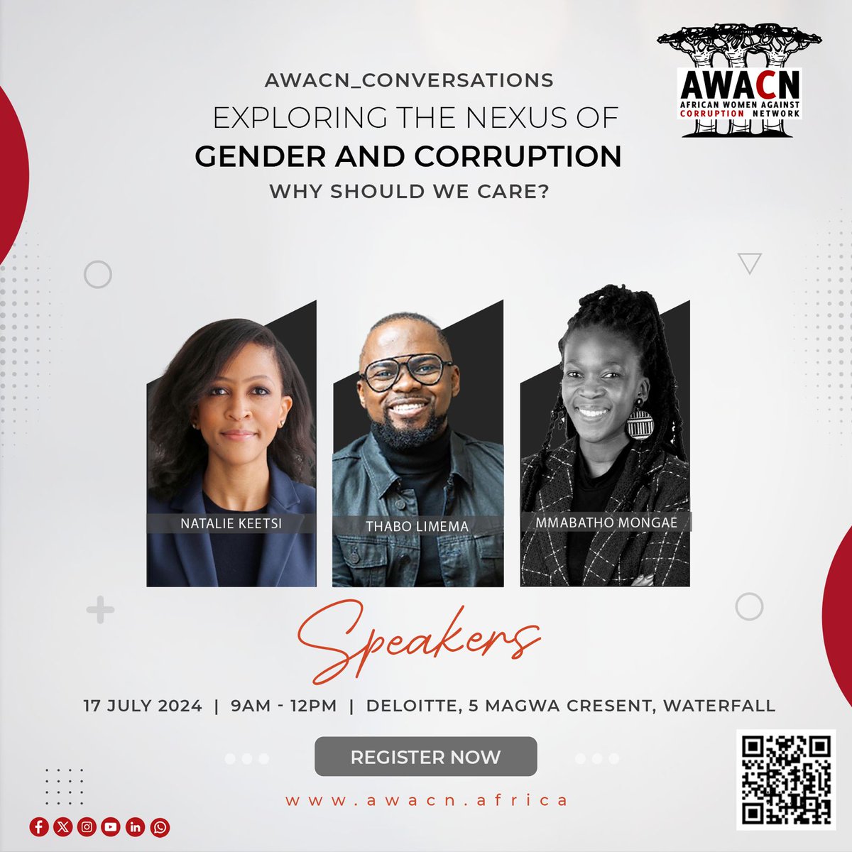 KeRafitoson's tweet photo. Tomorrow, I'll be sharing some thoughts with this brilliant bunch of people, convened by @awacn_africa and @zakhonamvelase around the nexus of #GenderAndCorruption Why should we care? Join us tomorrow to find out. #UnitedAgainstCorruption @anticorruption @TI_MDG π₯ https://t.co/wZO6HAfKYL