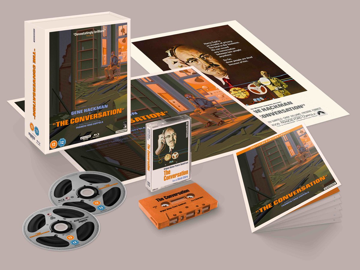 zavvi's tweet photo. GIVEAWAY TIME!

To celebrate the release of The Conversation on 4K, we’ve got a bundle featuring 2 T-shirts, a phone charger, key ring and collector’s edition set to give away.

To enter: follow us, share this post and tag 2 friends before 9am on 24/07/24. 18+ &amp; UK entries only! https://t.co/x0MJkXKqEV