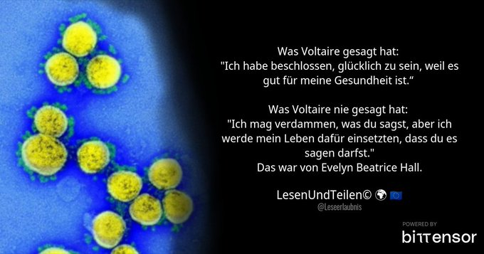 Climate_Inform's tweet photo. Weil man es gegenüber den AfD-Fans und QD heute häufiger gebrauchen kann.

Hier frei für alle zum Abspeichern, verwenden und Teilen.

Weil es #Voltair eben nicht gesagt hat. 

(Menschen mit Bildung wissen das, Menschen mit Einbildung offensichtlich nicht.) https://t.co/DvG5bJOtHZ