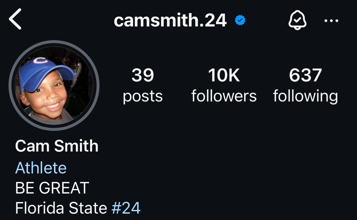 CubsZone's tweet image. Cubs 1st round draft pick Cam Smith’s profile picture on IG is awesome 🔥