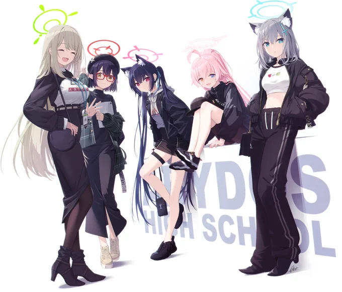 コラボ衣装アビドス!かっこいい好き