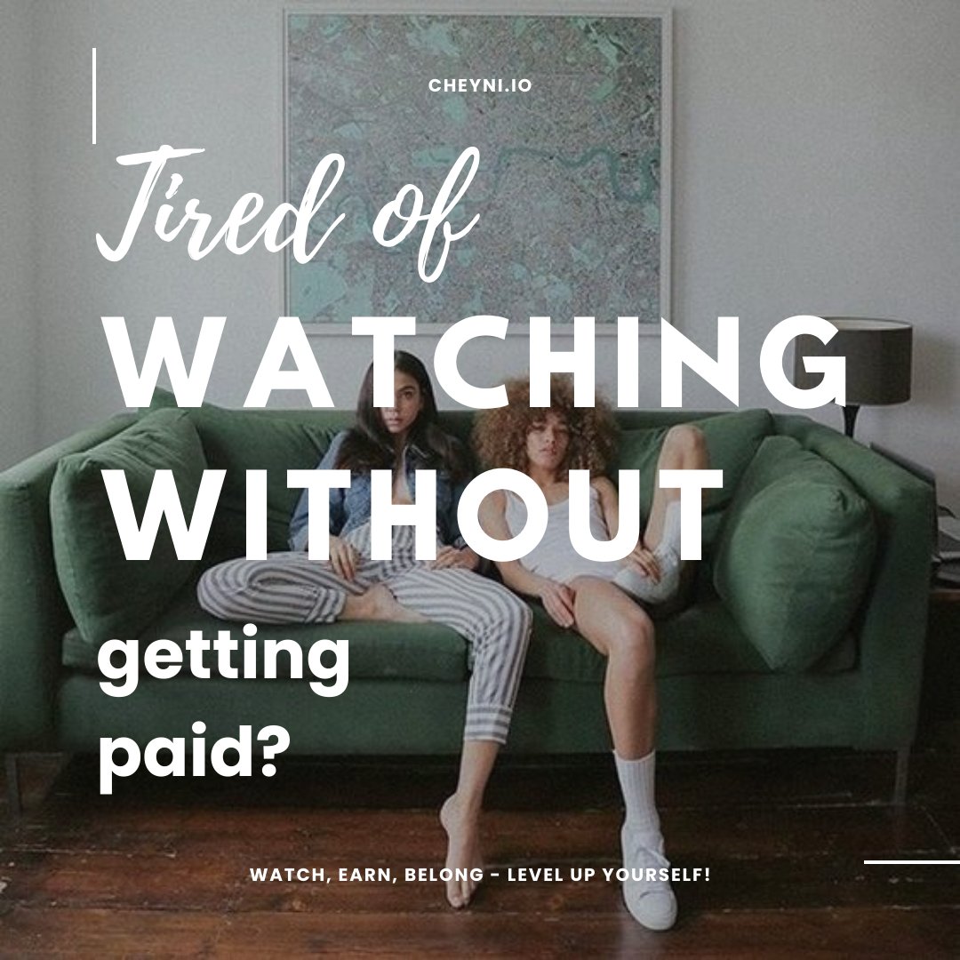 cheyni_io's tweet photo. Tired of watching without getting paid? Then join the CHEYNI community today! ๐ https://t.co/EEnz8sat0Z #CHEYNI #WatchAndEarn https://t.co/YtKhKrIru6
