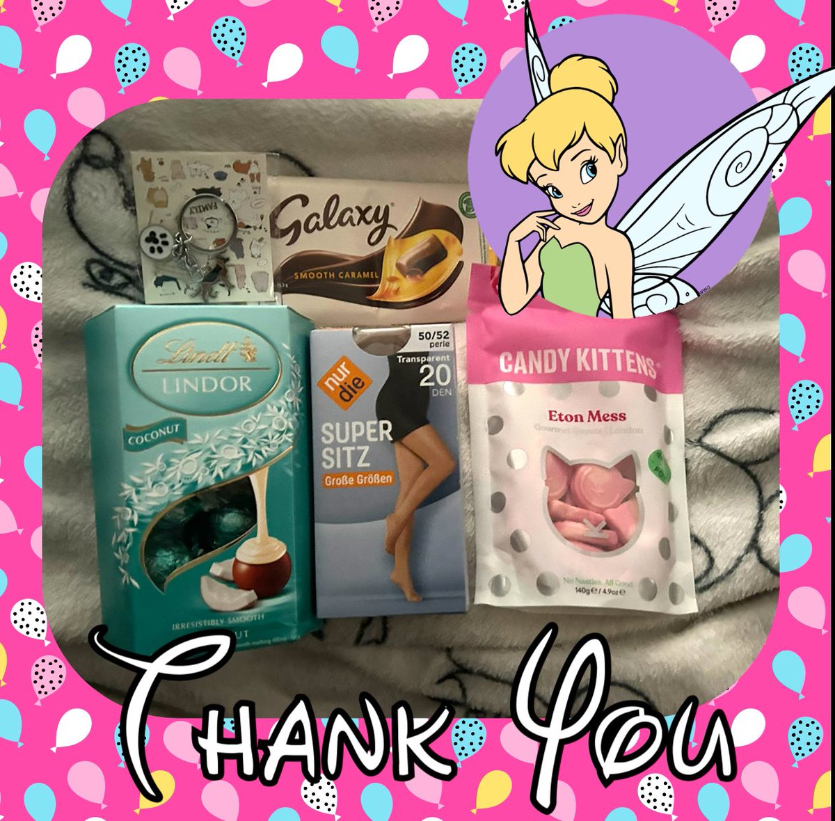 Tinkerbell7876's tweet photo. Hey everyone, hope you’re all having a good day! I’ve had a little surprise delivered today, not sure who’s sent it to me but want to say THANK YOU to whoever it was. I appreciate it a lot. 🥰
#thankyou #mysterypresent #mysterygift #muchapprecoated #thanksformygift https://t.co/6ZzxaRTf5D