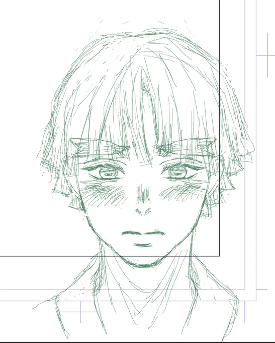 これ、完成漫画見たいって人いるんかな?
自分でも下書きで満足しかけてるww 