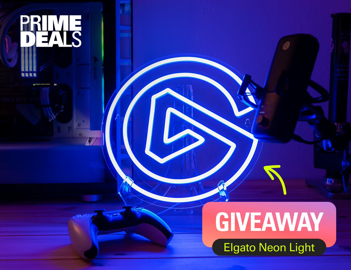 🎉 GIVEAWAY 🎉

Um unsere Prime-Deals gebührend zu feiern, vergeben wir ein schickes Elgato Neon Light!

Und so kann es klappen:
1️⃣ Folgt @elgatode
2️⃣ RT &amp; ♥
3️⃣ Checkt die Angebote auf: e.lga.to/s/prime-day-20… 

⏰17.07.2024

Viel Glück!