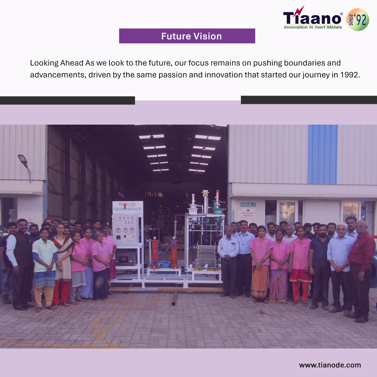 BALAABISHEKH's tweet image. Celebrating Our Journey Since 1992!
Tiaano&apos;s milestones from humble beginnings to global industry leadership. Our innovation and excellence drive us forward, serving clients in over 63 countries.
#TiAnode #Innovation #IndustryLeader #GlobalImpact #EngineeringExcellence
