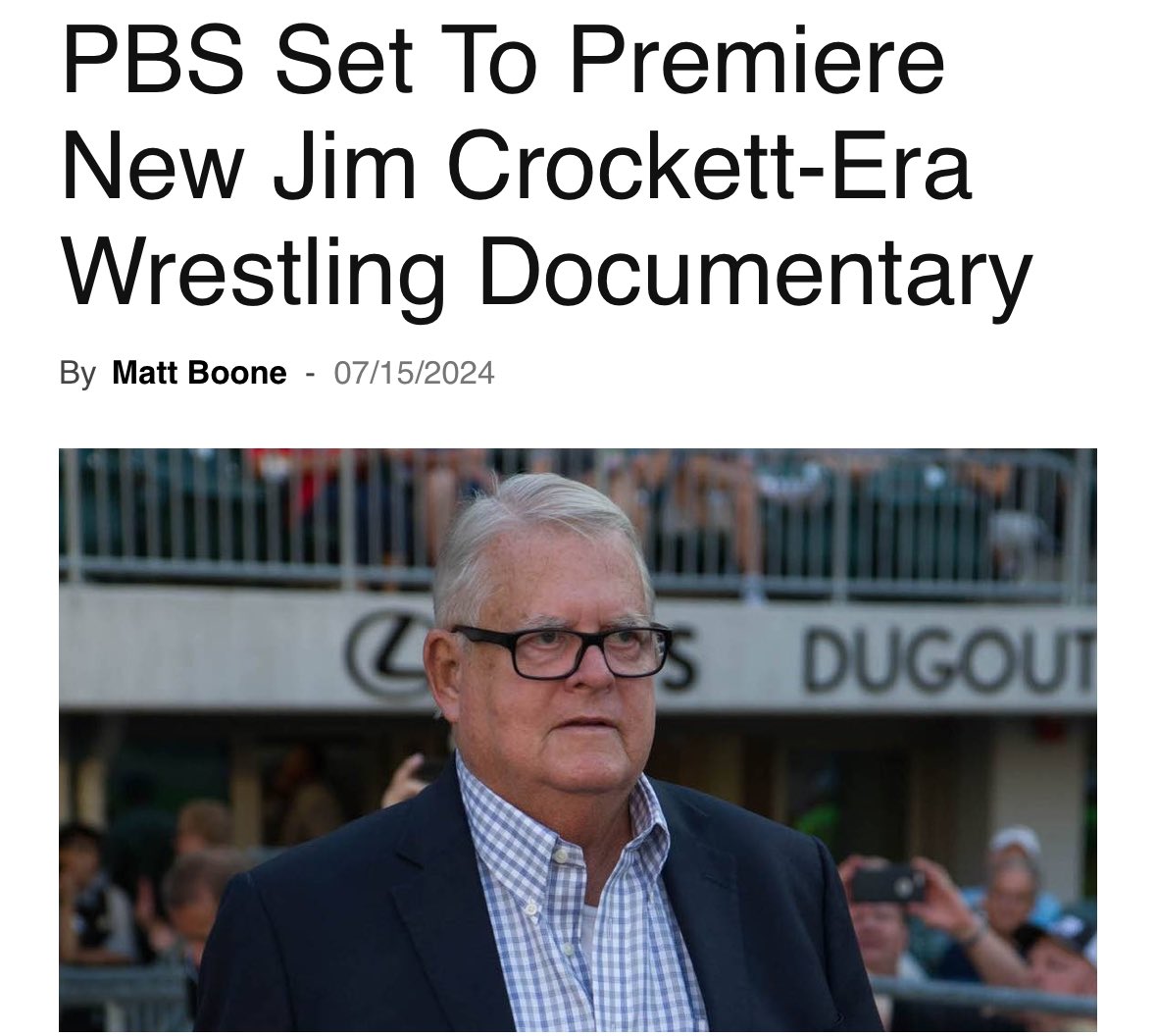 realcoachrosey's tweet photo. Good morning @HeyHeyItsConrad. Can you ask David Crockett to do a watch along with us for this upcoming doc? https://t.co/DSJngRZl0R