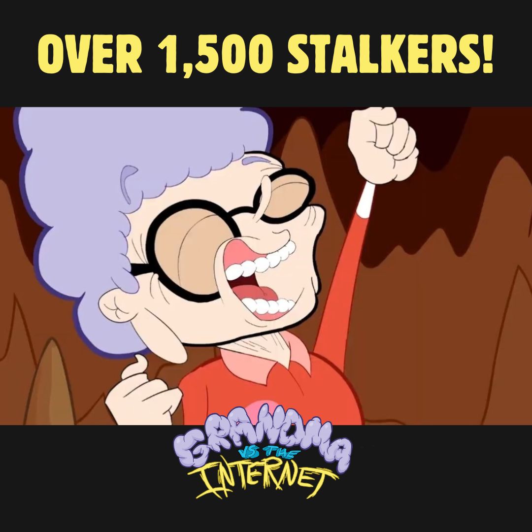 Hi Internet people, I just wanted to say my grandson Blake just informed me that we have over 1,500 of you lovely kids stalking me now! 

Back off! I might he old, but i have been told I have one hell of a left hook!