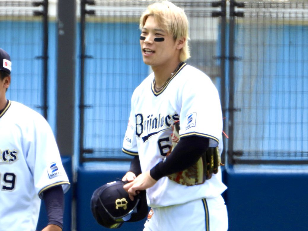 中川圭太　ハイクオリティユニフォーム2024開幕シリーズ　L オリックス 中川圭太 ハイクオリティユニフォーム （オリックス