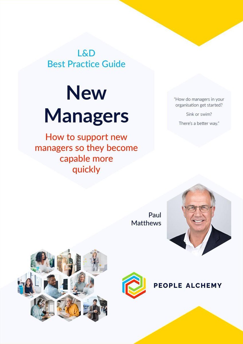 PeopleAlchemy's tweet image. How do managers in your organisation get started? Sink or swim? There’s a better way to minimise the risk of losing new managers – and it’s outlined in this thought-provoking and practical guide 👇 
buff.ly/3LlvJc2 
#learningandevelopment #managementdevelopment