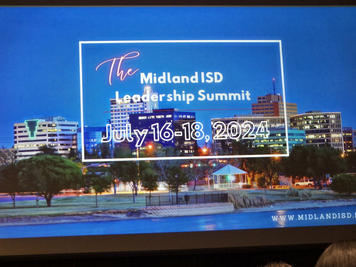Excited for a new year, new district, new ideas, new professionals to learn and grow.  #madeinmisd #leadershipmatters
