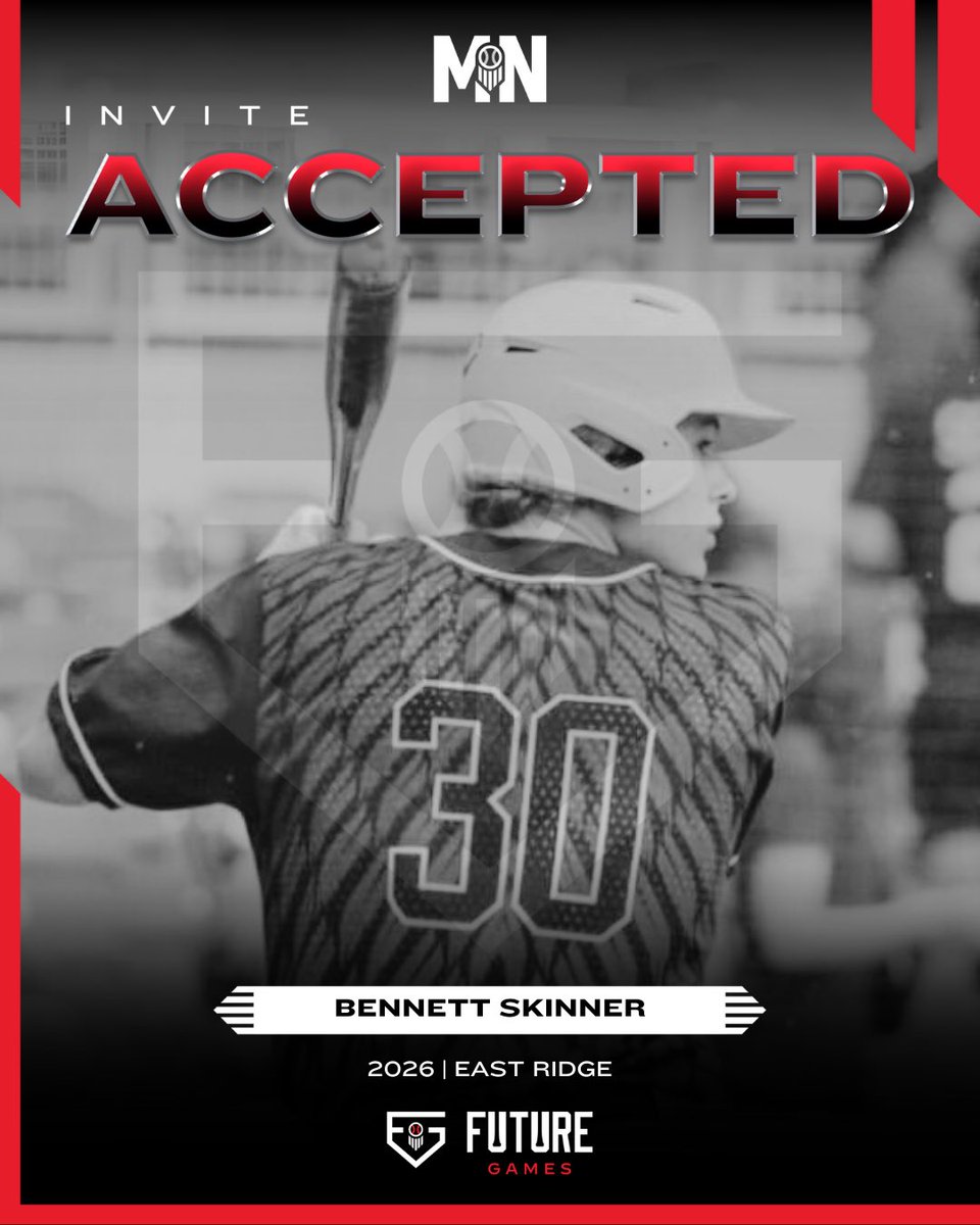 𝐓𝐄𝐀𝐌 𝐌𝐈𝐍𝐍𝐄𝐒𝐎𝐓𝐀 +1️⃣ 

East Ridge’s 𝗕𝗘𝗡𝗡𝗘𝗧𝗧 𝗦𝗞𝗜𝗡𝗡𝗘𝗥 is an official member of #TeamMinnesota and is headed to Lakepoint to represent the North Star State in this year’s Future Games.   

👤 loom.ly/vY-vmCw

MSP ✈️ ATL  |  <a href="/BennettSkinner9/">Bennett Skinner</a>