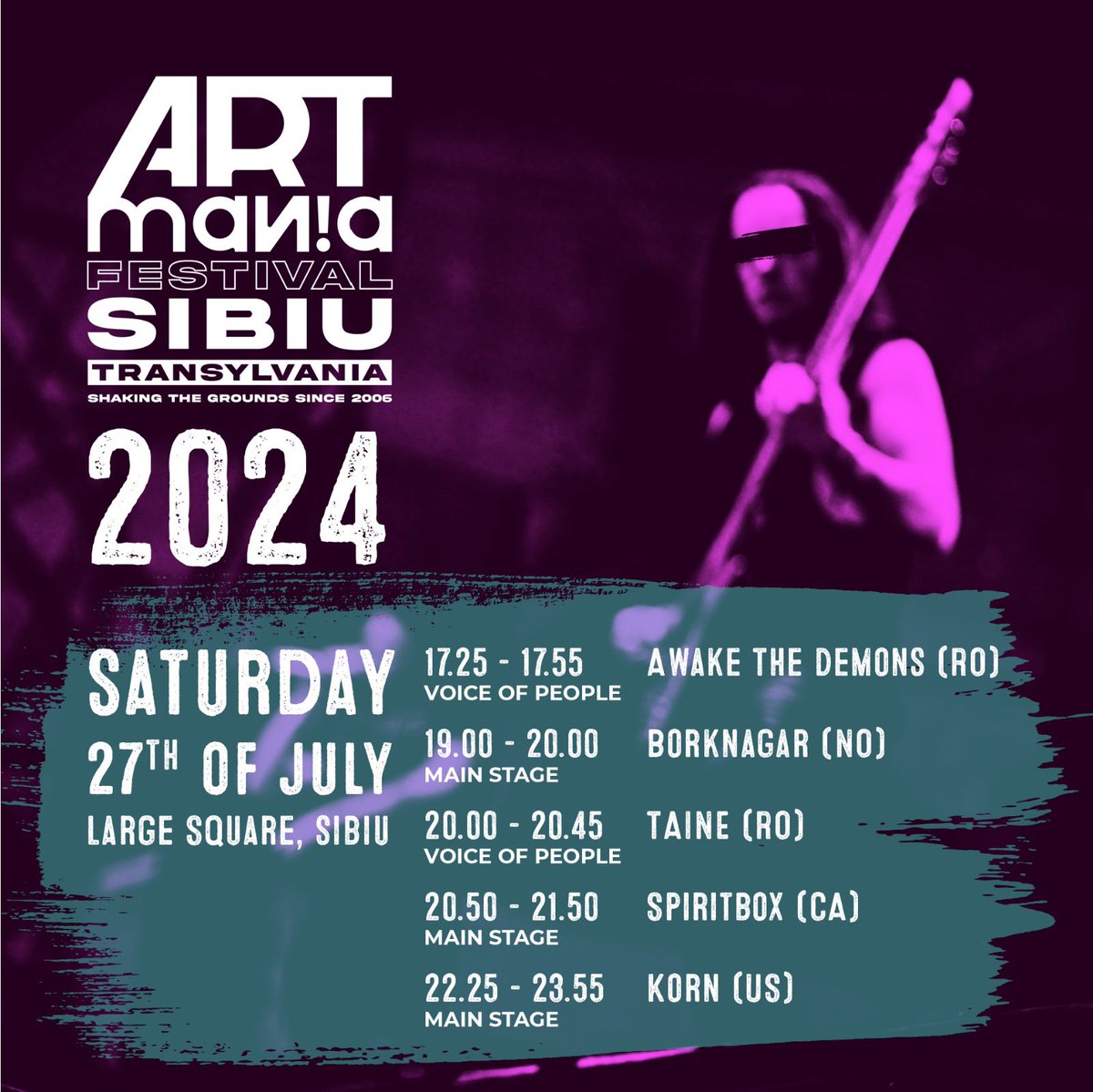 🔊 We’re back with a new band announcement!
🎵 #Lavina joins #ARTmaniaFestival’s lineup! Their exotic, tough and powerful vibe will captivate and energize the audience during their show on the 26th of July.
💡More details: artmaniafestival.ro/uncategorized/…