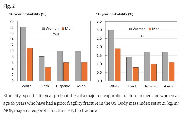 Position paper authored by the IOF Working Group on Epidemiology &amp; Quality of Life: 

Race-specific #FRAX models are evidence-based and support equitable care: a response to the ASBMR Task Force report on Clinical Algorithms for Fracture Risk.  
rdcu.be/dNVRM
