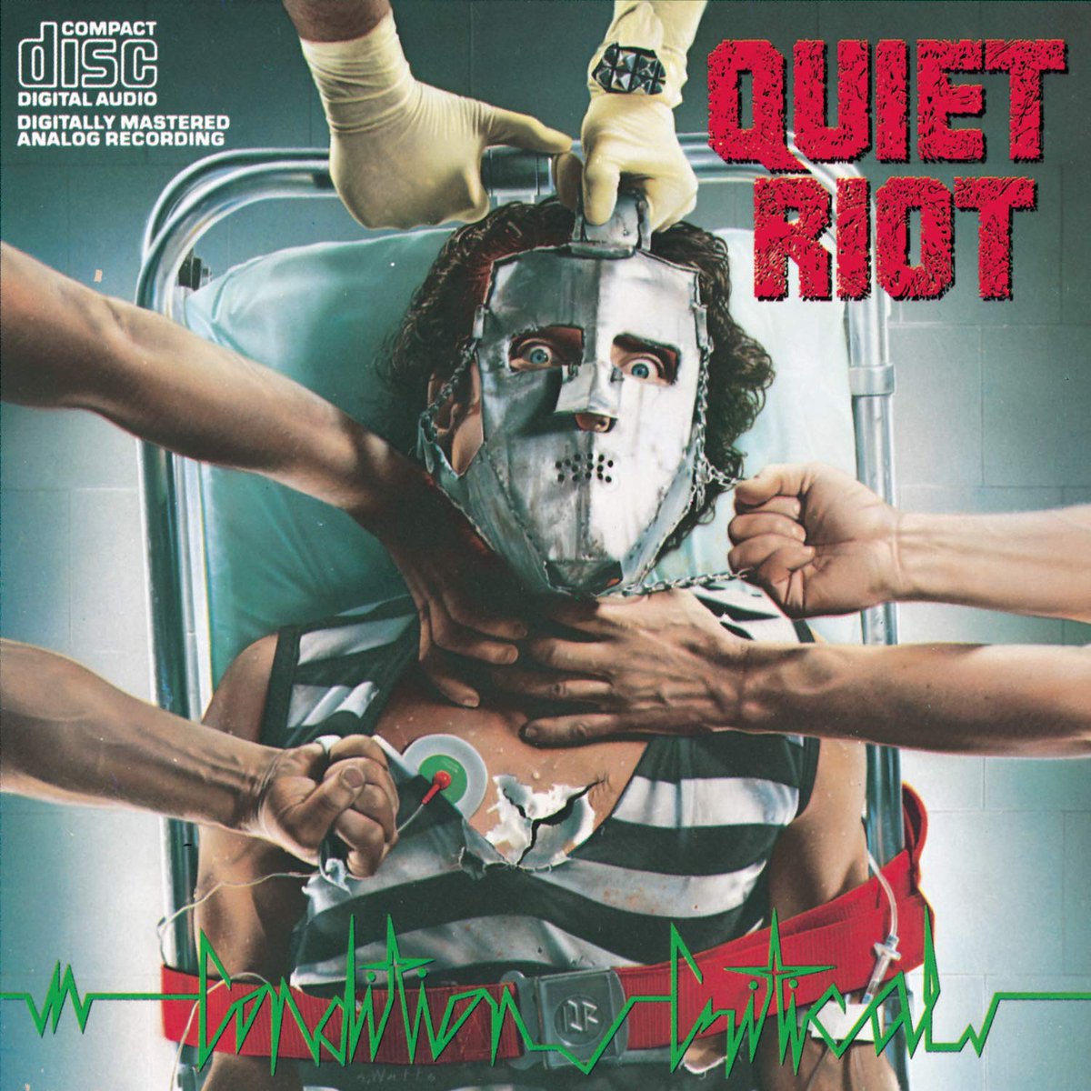 hitosdelrock's tweet photo. 16-07-1984: La banda Quiet Riot edita su cuarto disco de estudio "Condition Critical", con temas como "Party All Night" o "Mama Weer All Crazee Now" (cover del grupo inglés Slade). El álbum no alcanzó la popularidad de su predecesor y recibió críticas negativas de la prensa https://t.co/Kbey78CYcu