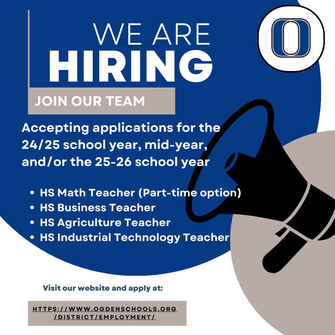 Do you know of a retired Math teacher in Boone County willing to work part-time?  Help us spread the word about our current openings.
