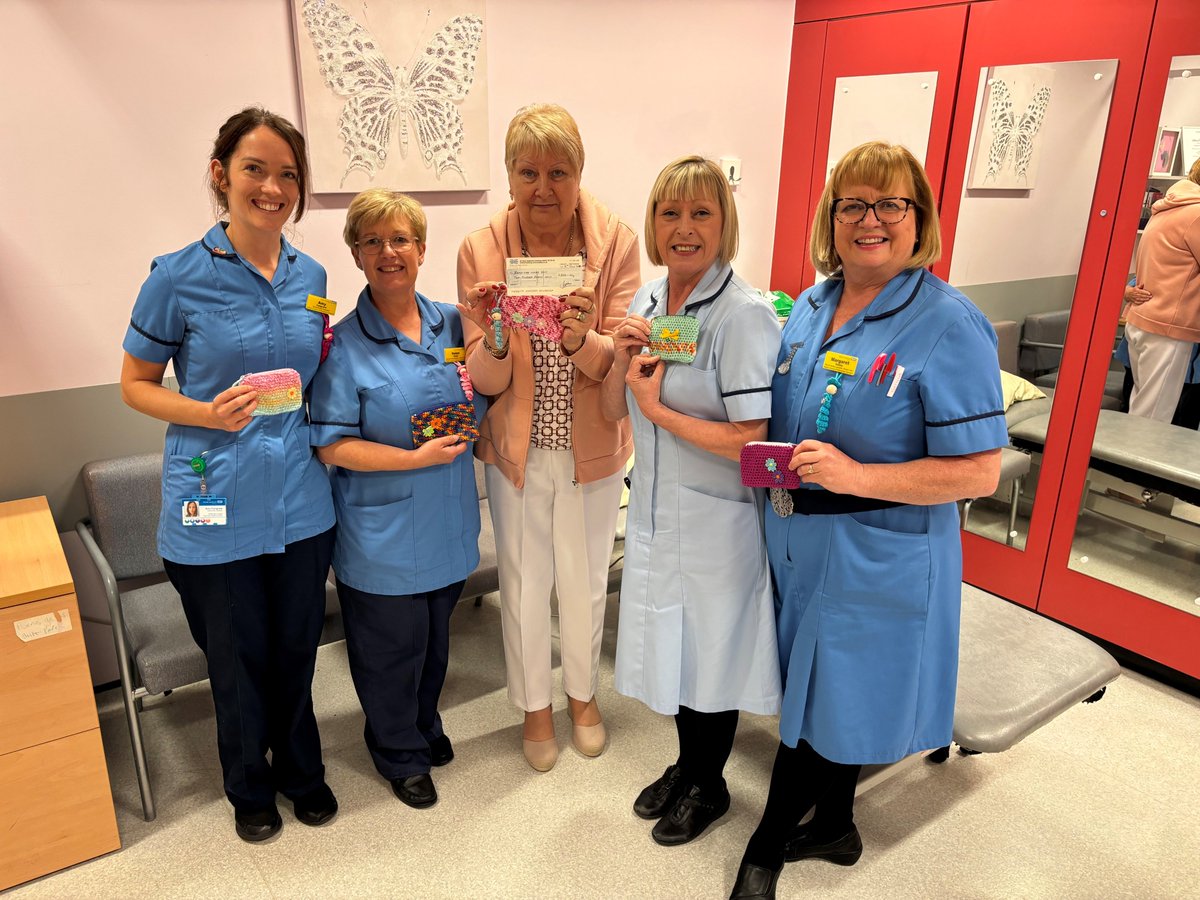 Grandmother Patricia Tidman has returned to Walsall Manor Hospital with a generous donation, including a selection of hand-made purses and ‘worry worms’, as a thank you to her “incredible” nursing team after being diagnosed with breast cancer.

Read more: bit.ly/3y0T5Rm