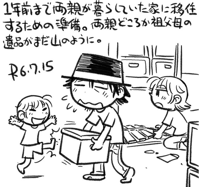 【絵日記0715】80年前の祖父(モチロン面識なし)の葬儀の香典帳とか、まだ残ってるんですよ…