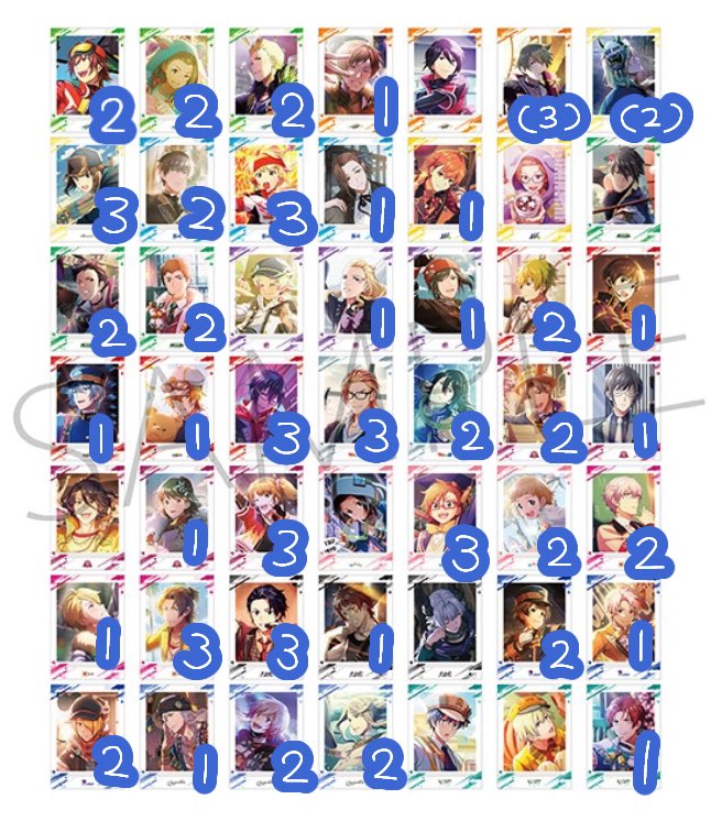 UlxCs's tweet photo. 交換 アイドルマスターSideM ぱしゃこれ 第7弾

求 百々人

譲
冬馬 翔太 北斗 輝 翼 圭 麗 恭二 ピエール みのり 悠介 龍 誠司 翔真 九郎 隼人 旬 夏来 春名 四季  朱雀 玄武 幸広 荘一郎 巻緒 志狼 かのん 道夫 類 次郎 タケル 道流 涼 大吾 一希 雨彦 想楽 クリス 鋭心

お気軽にお声掛けください！ https://t.co/B859Bmy5fh