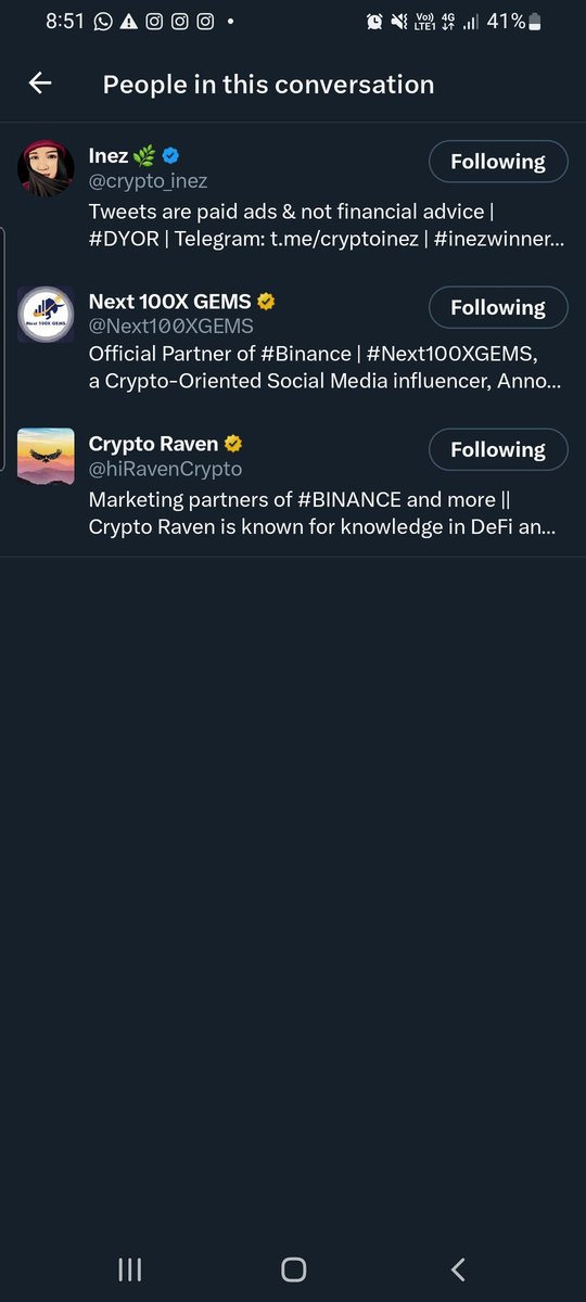 sekarwinnava's tweet photo. @crypto_inez @Next100XGEMS @hiRavenCrypto done https://t.co/YWtIBx2lDG