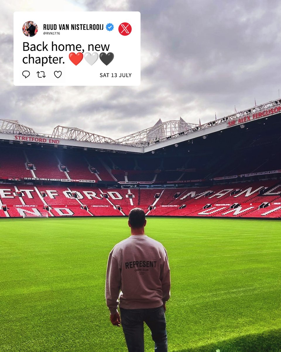 ManUtd's tweet photo. 🏠❤️

#MUFC || @RvN1776 https://t.co/5n9Z7HgZKI