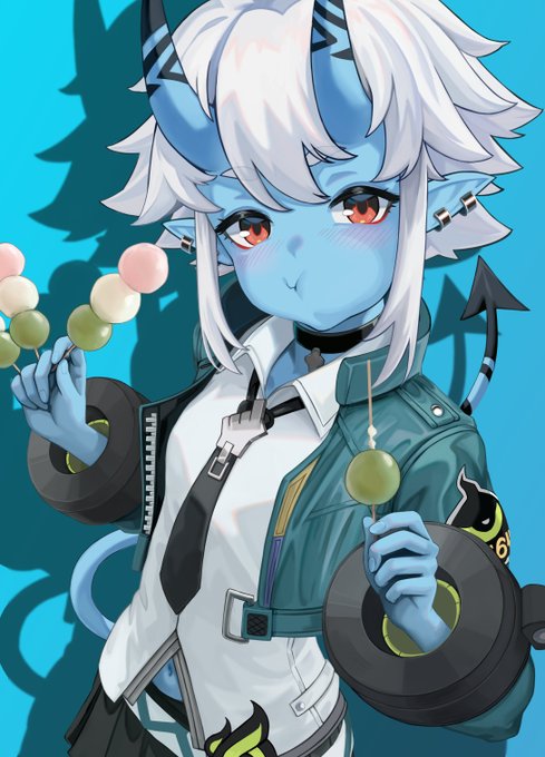 蒼角ちゃん描けた
#zzzero 
#ゼンゼロ 