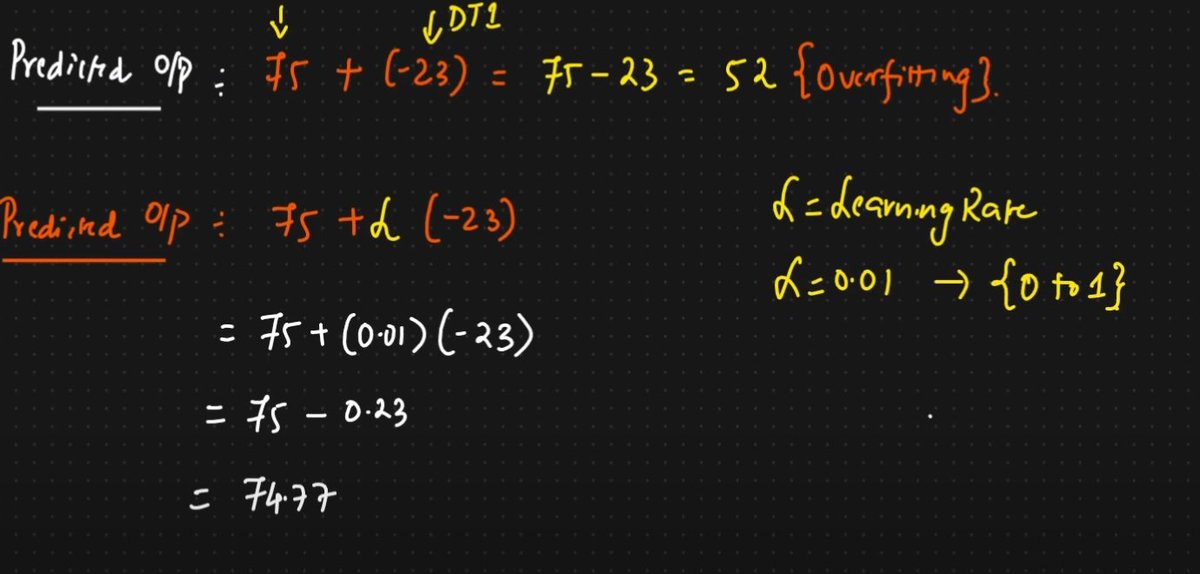 Pem__sherpa's tweet image. #LSPPDay46 of #60DaysOfLearning2024
Today I learnt about gradient boosting used for boosting ensemble technique to decrease bias and improve accuracy of the model.
#LearningWithLeapforg @lftechnology