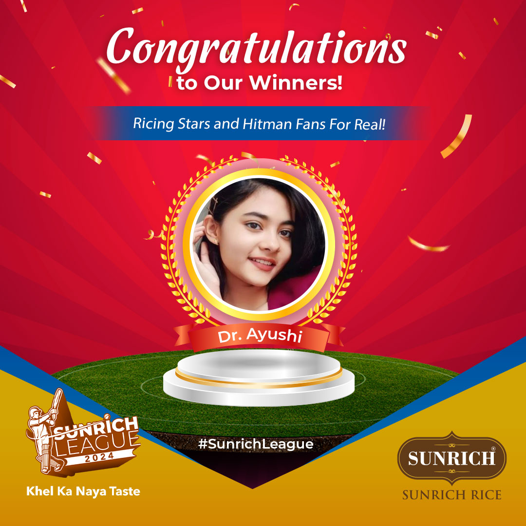 SunrichRice's tweet photo. A big thank you to all the participants!

Winners, get ready to receive your exclusive merchandise!
Stay tuned Sunrich Rice for more exciting contests!

#SunrichRice #ThankYouRohit #HitmanSpecial #RO45Forever #Contest #Winners #AchchhaKhaanaAlwaysWins #RohitSharma #SunrichLeague https://t.co/4rlDqW67Sn