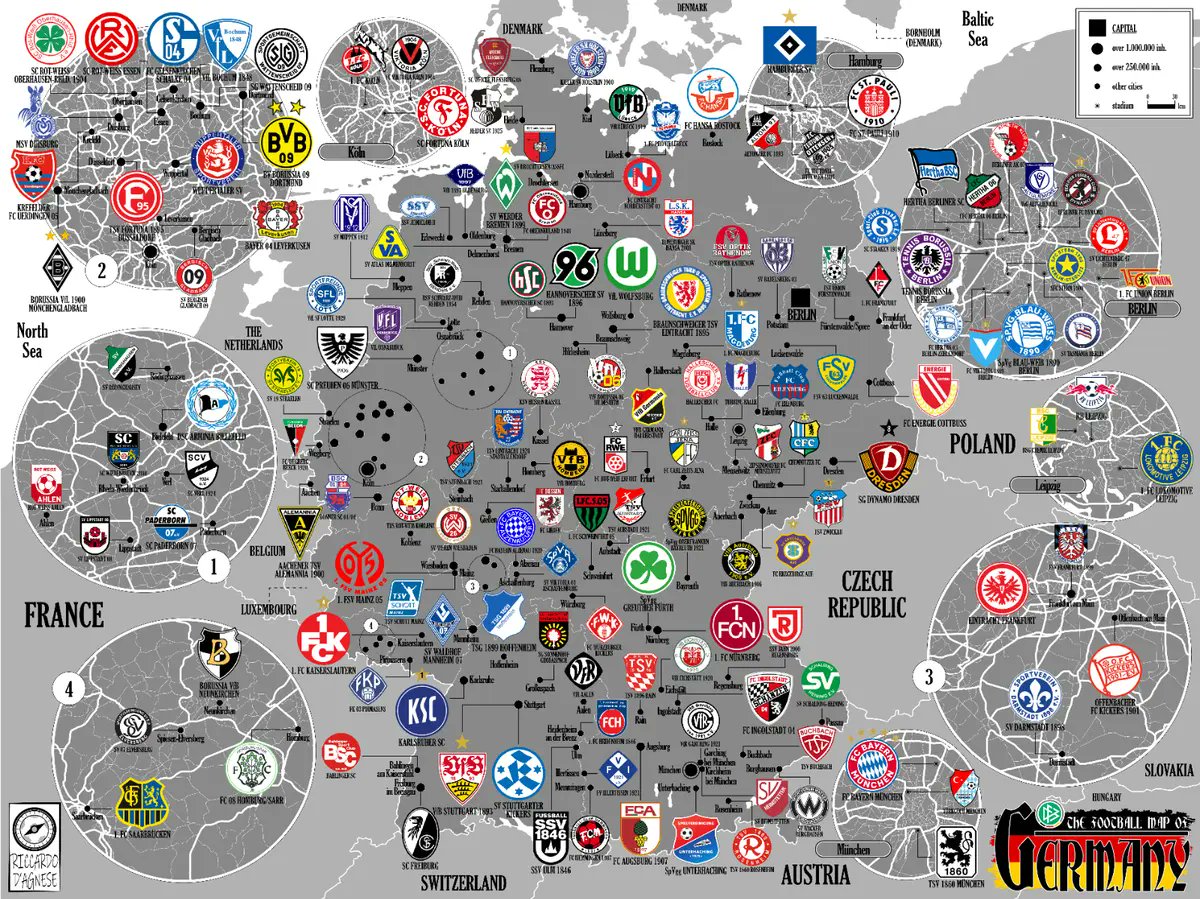 This is what one U.S. state would look like if USA soccer had a promotion/relegation system.

A fully open system will incentivize all clubs to invest and create their own free-to-play youth academies and scouting networks.

"Ya'll ready for this?" 🎶

#ProRelforUSA