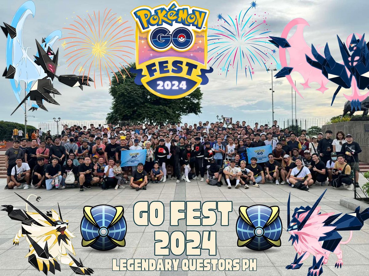 MasterGeneroso's tweet photo. Go Fest: Global was a blast at Luneta, Manila, Philippines... together with Battle Front Manila and Legendary Questors Ph! Thank you #NianticSupply and the Community Ambassador Program! An international event for Manila in 2025 please! We believe we are ready! https://t.co/mk2Byvue4M