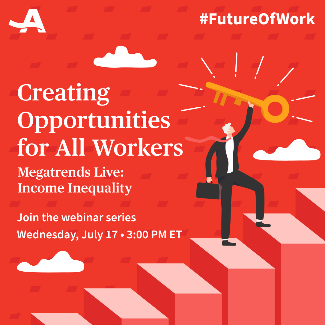 AARP International (@aarpintl) on Twitter photo What does rising income inequality mean for the #futureofwork? Join us tomorrow 7/17 at 3pm ET as experts <a href="/urbaninstitute/">Urban Institute</a> @ATL_AWBI <a href="/OneTen/">OneTen</a> and <a href="/equitablegrowth/">Equitable Growth</a> discuss the intersection of inequality, age and future implications.
Register here 👉publicprivatestrategies.zoom.us/webinar/regist… What does rising income inequality mean for the #futureofwork? Join us tomorrow 7/17 at 3pm ET as experts <a href="/urbaninstitute/">Urban Institute</a> @ATL_AWBI <a href="/OneTen/">OneTen</a> and <a href="/equitablegrowth/">Equitable Growth</a> discuss the intersection of inequality, age and future implications.
Register here 👉publicprivatestrategies.zoom.us/webinar/regist…