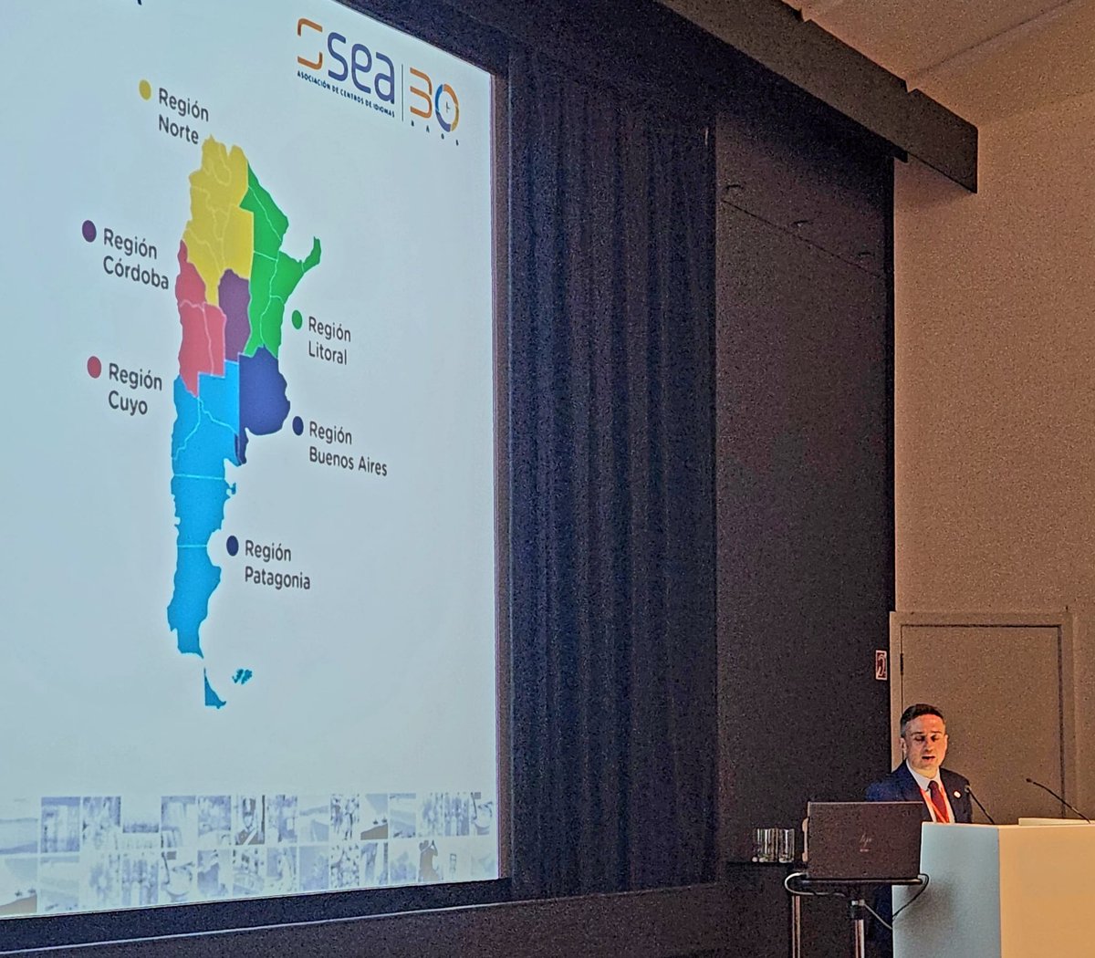 Marcelo García, Presidente de la Asociación de Centros de Idiomas de Argentina (SEA) (Argentina), repasa la enseñanza del español en Argentina y explica su situación actual <a href="/asele2024ed/">ASELE Edimburgo 2024</a> @gescribano3 <a href="/MAECgob/">Ministerio de Asuntos Exteriores, UE y Cooperación</a> <a href="/EdinburghUni/">The University of Edinburgh</a> #ASELE2024 #ELE #TwitterELE