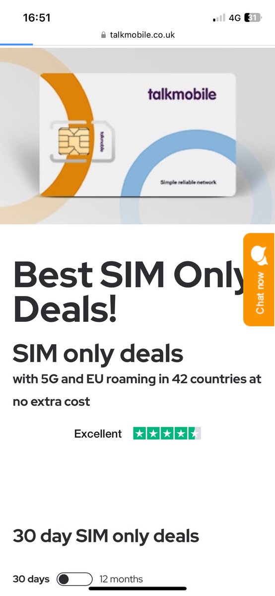 Got to wonder how much roaming data a provider has to give you to be allowed to advertise “roaming at no extra cost” because the 5GB a month from <a href="/TalkmobileUK/">Talkmobile</a> is ridiculously low