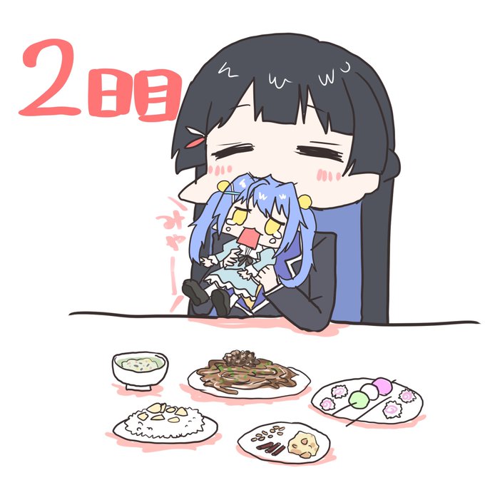 僕もあまみゃ食べたい。 #みとあーと #絵こころ