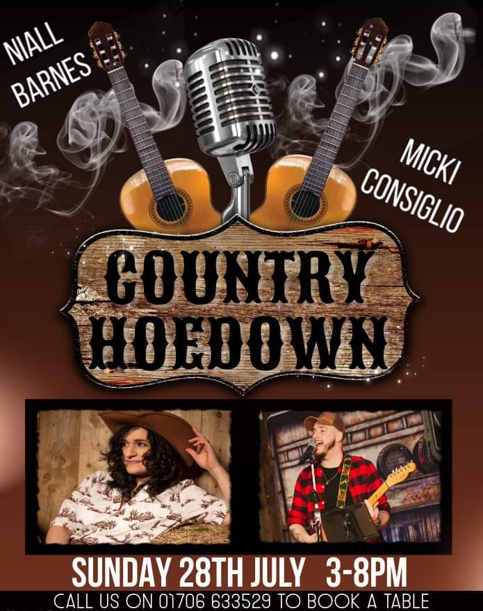 Not long to go til our Country Hoedown Day 🤠👢🎸🎙

Call us to book on 01706 633529