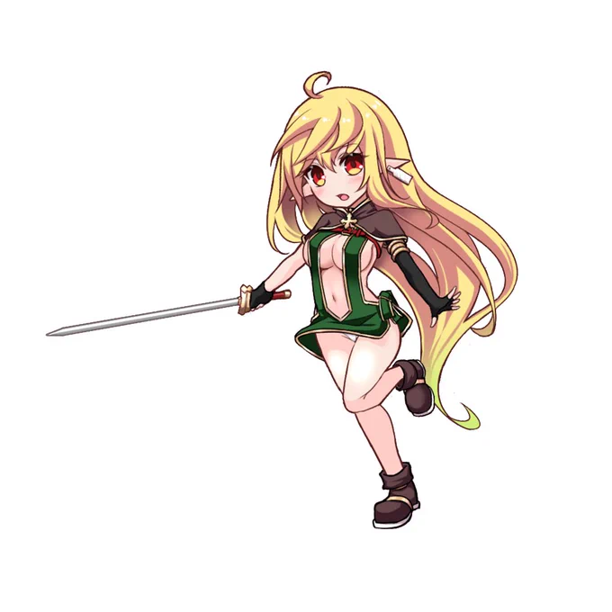 夏コミ新作のアクリルキーホルダーできました!可愛く描けた!裏面もあります( ・`ω・')b 