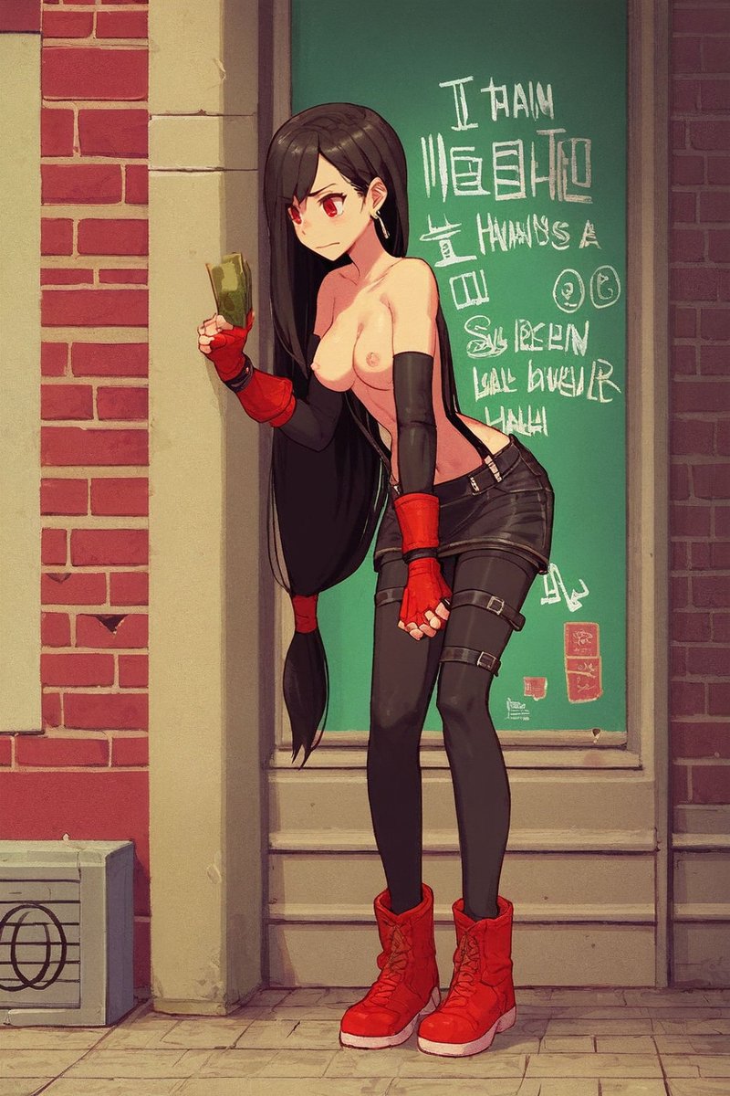 pixel_pinups's tweet photo. Oh dear. #TifaLockhart https://t.co/pXxIlMWIIM