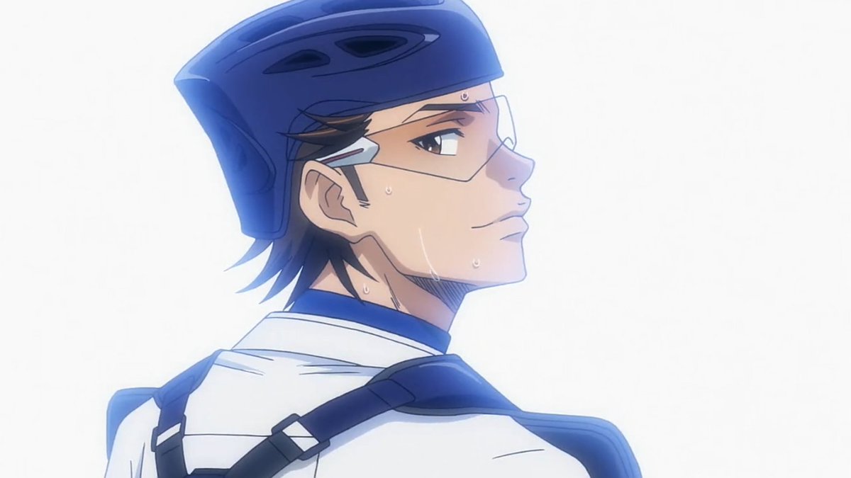 mich9elis's tweet photo. reason why it takes me so long to finish my daiya rewatch is bc i always feel the need to screenshot every little movement of miyuki freaking kazuya https://t.co/SiFPWkdbli