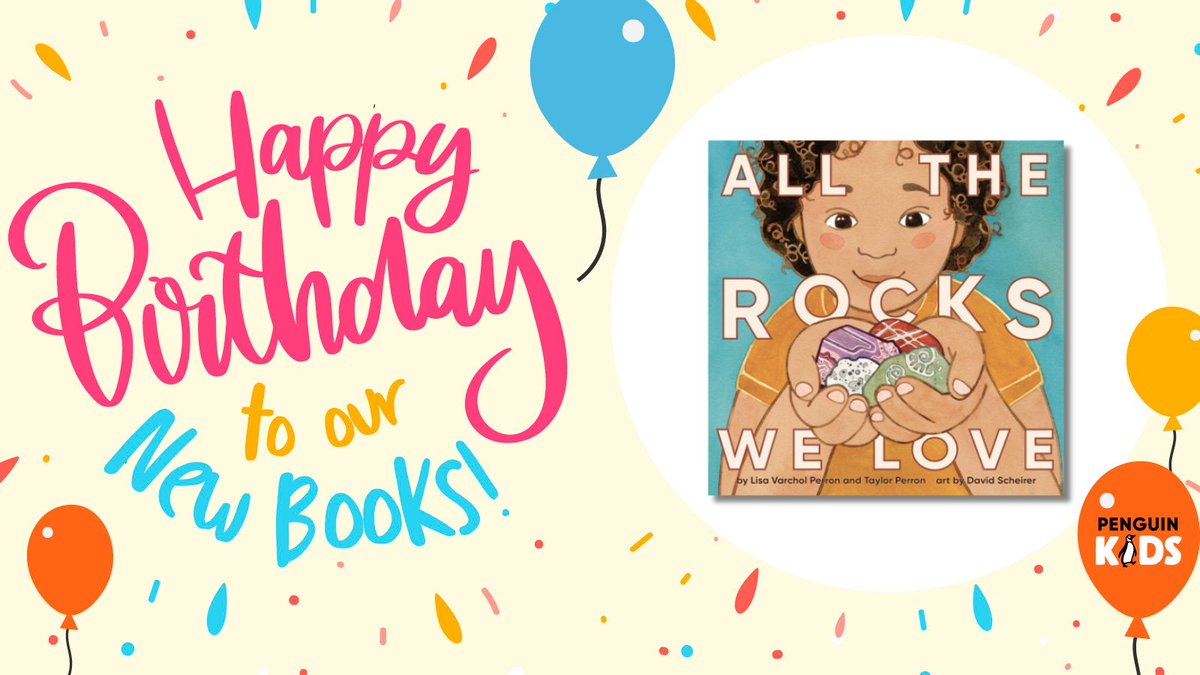 Penguin Kids (@penguinkids) on Twitter photo <a href="/sarabooks/">Sara Shepard</a> <a href="/bshum79/">Benson Shum</a> <a href="/KyleLukoff/">Kyle Lukoff</a> Happy #BookBirthday to ALL THE ROCKS WE LOVE by <a href="/LisaVPerron/">Lisa Varchol Perron</a> and Taylor Perron & illustrated by David Scheirer
A lyrical and informative celebration of ROCKS and why we love them. Ages 3-6.
➡️bit.ly/4darFHJ <a href="/sarabooks/">Sara Shepard</a> <a href="/bshum79/">Benson Shum</a> <a href="/KyleLukoff/">Kyle Lukoff</a> Happy #BookBirthday to ALL THE ROCKS WE LOVE by <a href="/LisaVPerron/">Lisa Varchol Perron</a> and Taylor Perron & illustrated by David Scheirer
A lyrical and informative celebration of ROCKS and why we love them. Ages 3-6.
➡️bit.ly/4darFHJ