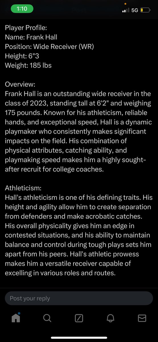 #AGTG Thank you @ScholarshipPB  I’m officially a 2 ⭐️⭐️ Wide Receiver