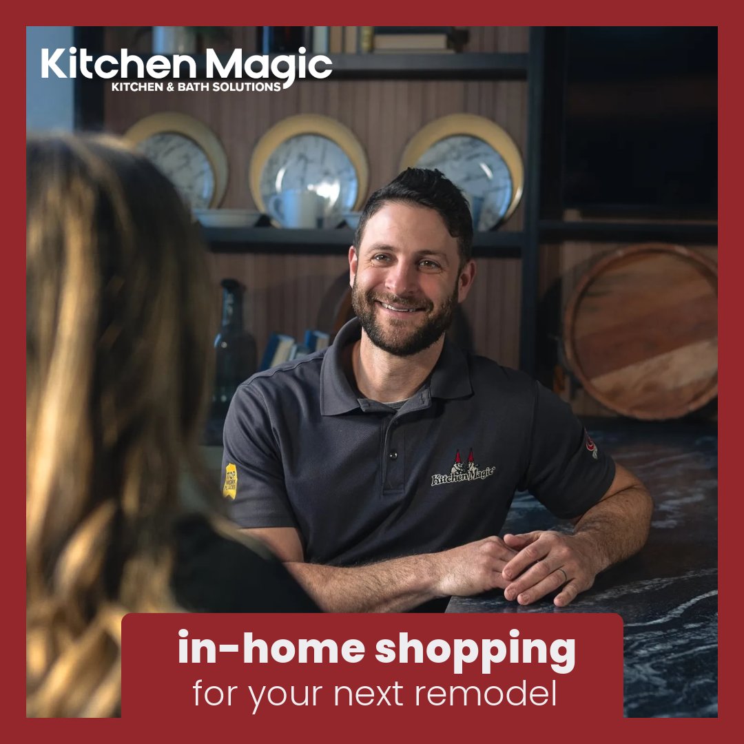 Discover the benefits of in-home shopping for your next remodel today and learn how we bring the showroom to you. Check out our blog below!

blog.kitchenmagic.com/learning-cente…