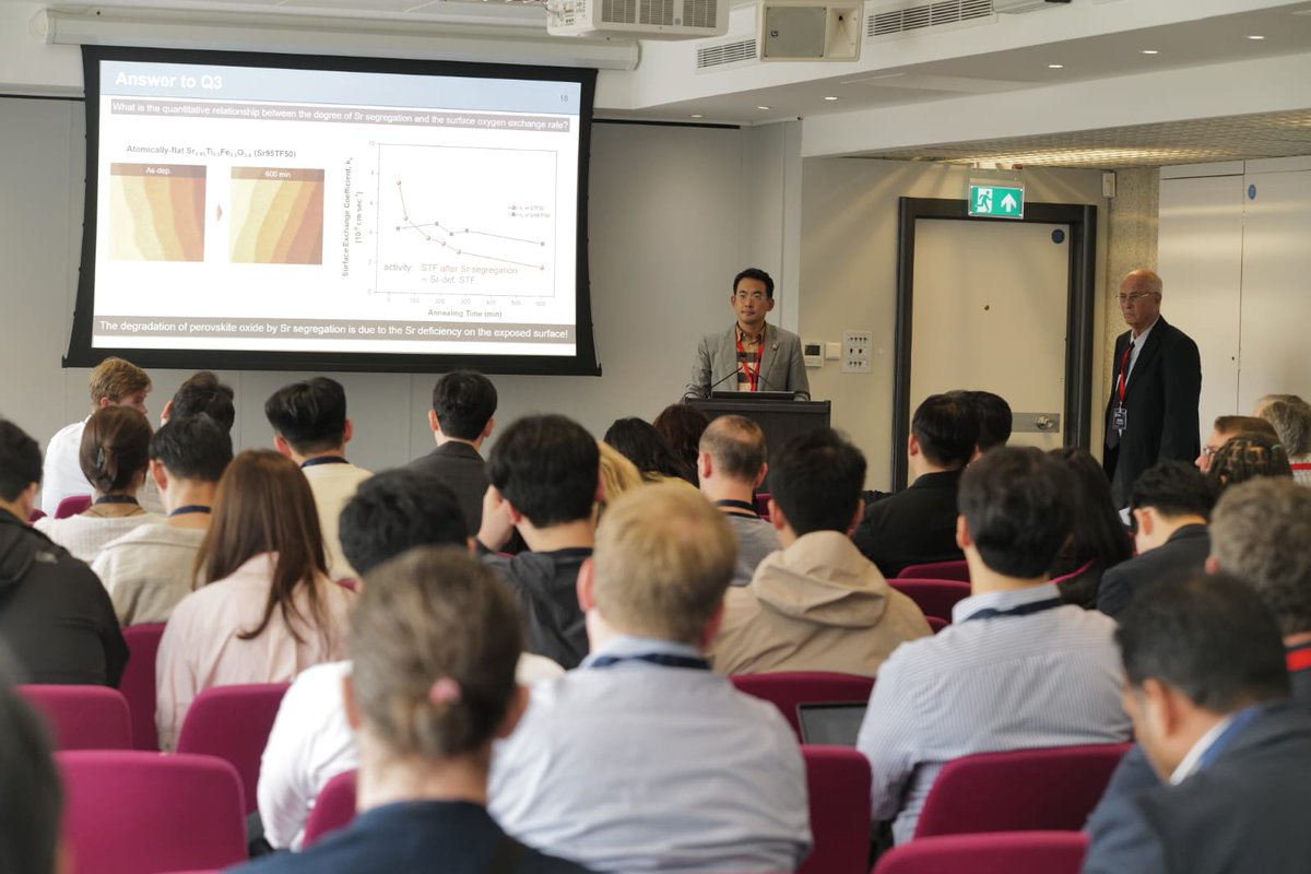 SSIonics24's tweet photo. 🧬Attendees are enjoying this afternoon's sessions at the 24th International Conference on Solid State Ionics #SSI24 full of engaging talks on advances towards achieving a #NetZeroWorld.
🔗Visit the website for more info about the conference: https://t.co/oTn3hqM6tI
