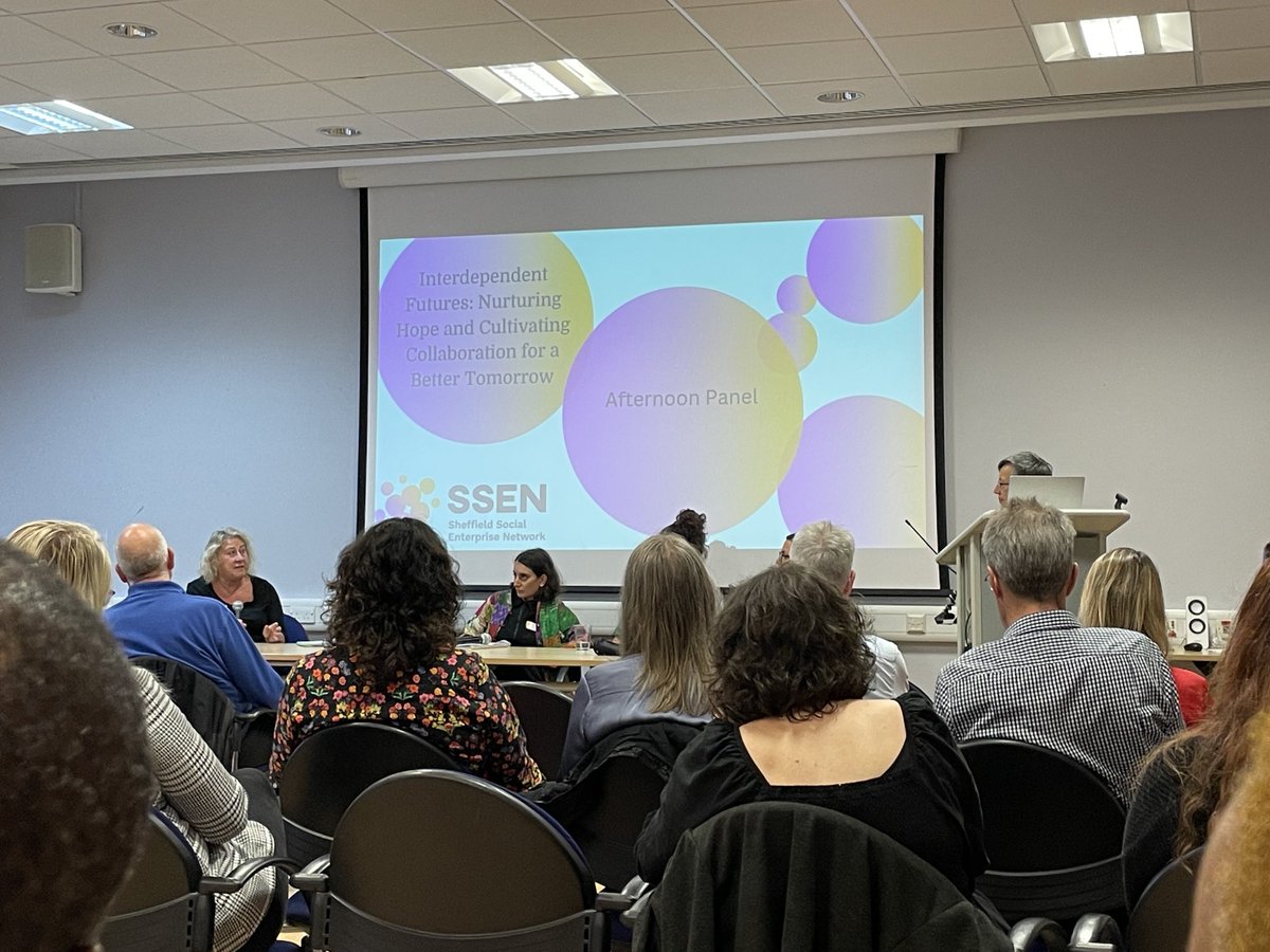 Inspiring day at the Sheffield Social Enterprise Summer Conference. So many amazing changemakers in the room! ⁦<a href="/sheffsen/">Sheff SocEnt Network</a>⁩ #socent