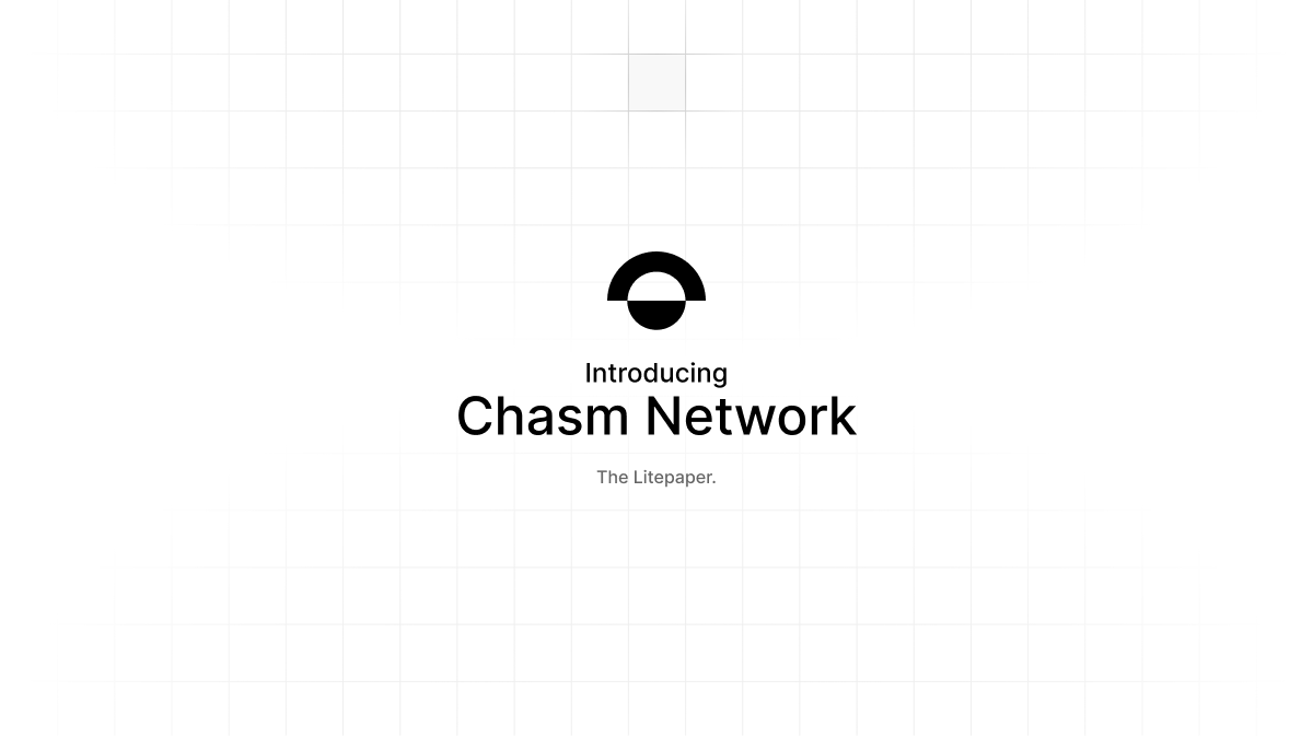 1/ Introducing Chasm Network: A decentralized Mixture-of-Experts network that grows in intelligence over time.

chasm.net/litepaper