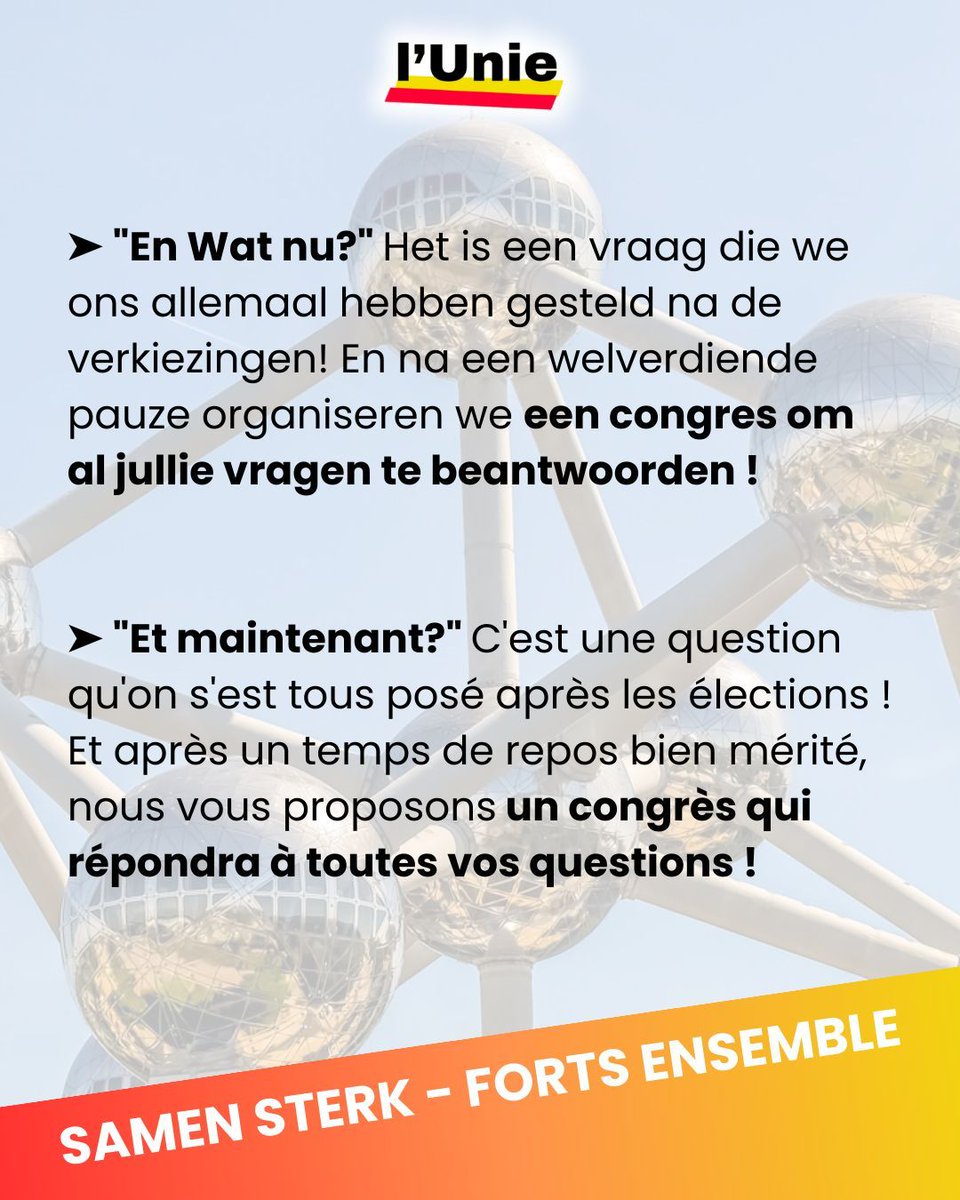 LUnieBE's tweet photo. Kom tarlijk ! 🇧🇪  Venez nombreux ! https://t.co/haSygXKzxD