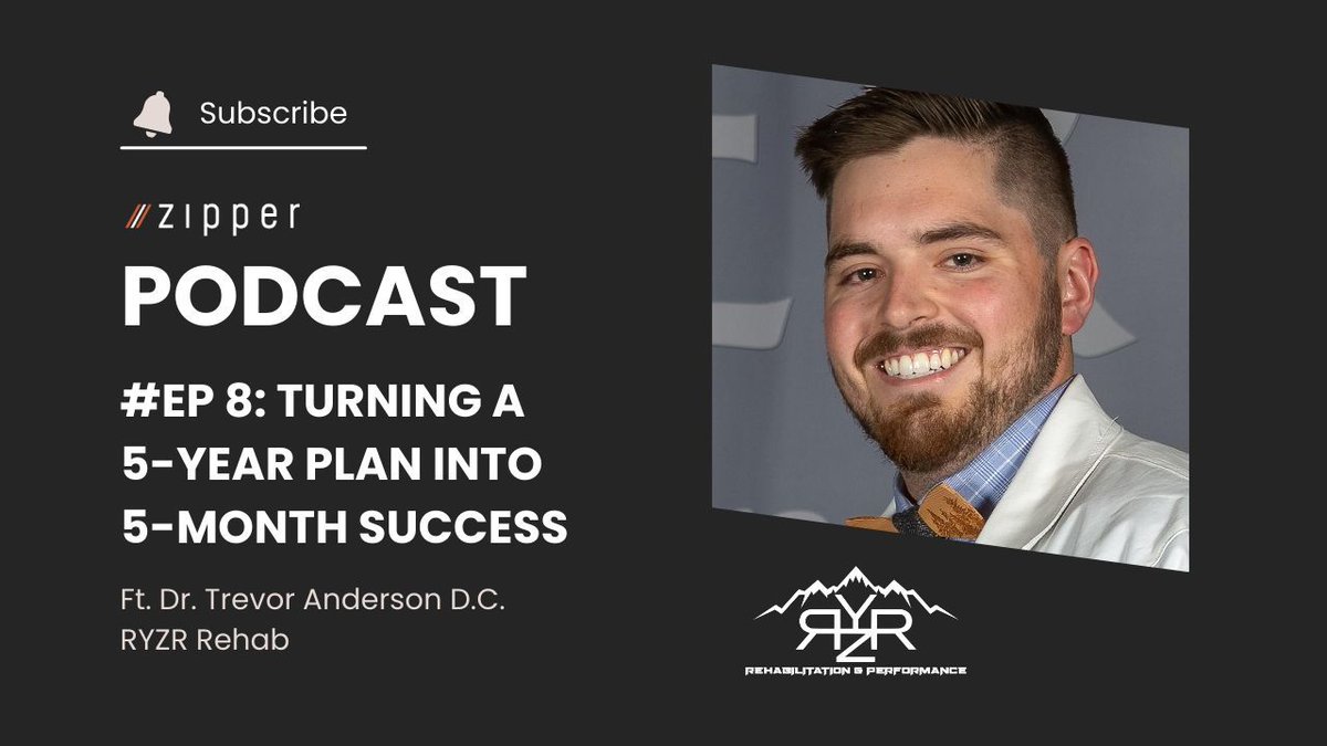 joinzipper's tweet photo. Dr. Anderson shares his journey in creating a new type of chiropractic care at RYZR. Check out the latest episode of the #ZipperPodcast now! https://t.co/4hoYueegec https://t.co/GUZwaKTd7T