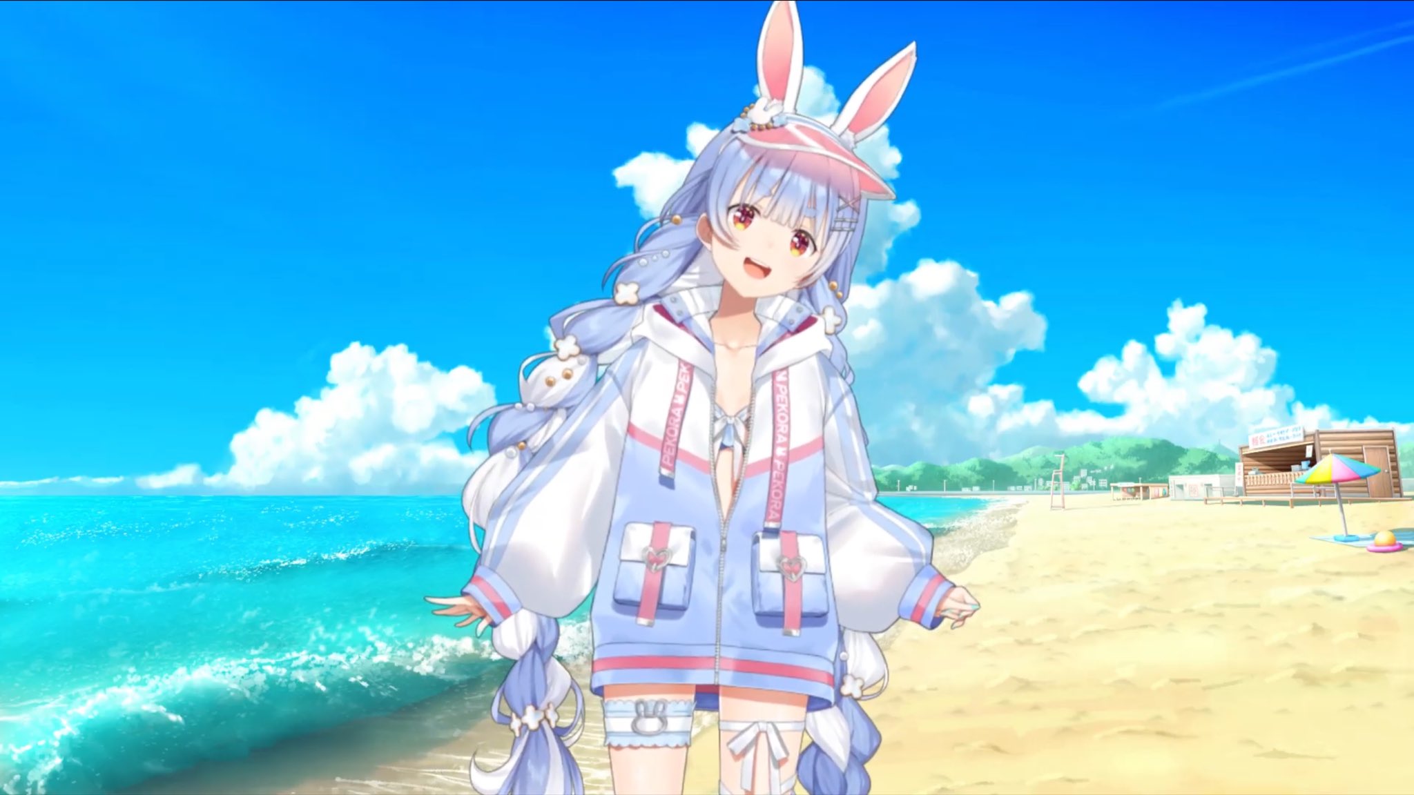 バーチャルYouTuber VTuber 兎田ぺこら 新衣装 水着 コスプレ衣装