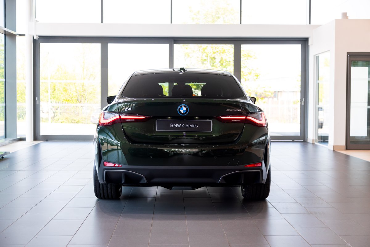 JCMG_BMW's tweet photo. Hit the road with a sporty look and all-electric power in the BMW i4.

Its powerful electric drive accelerates from 0-62 mph in 5.6 seconds, and with a range of 311 - 359 miles gets you to your destination in comfort.

Book a test drive at John Clark BMW: https://t.co/UCDlWIWhvy https://t.co/1oxhutcTxk
